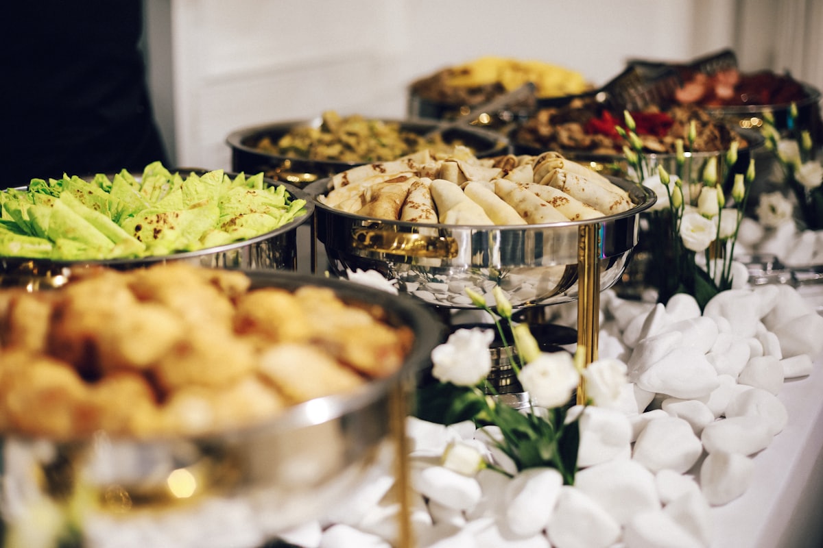 Professional catering service